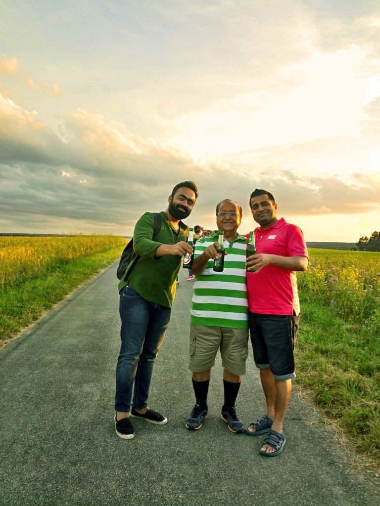 Even a simple wheat beer tastes awesome in black forest walk (South germany)