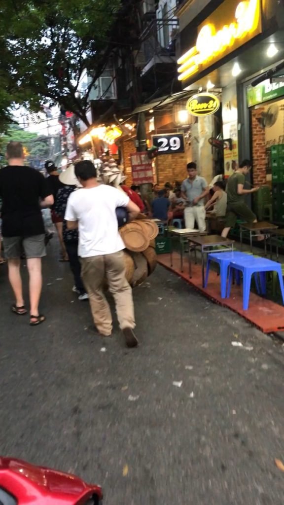 Old Quarter streets Hanoi