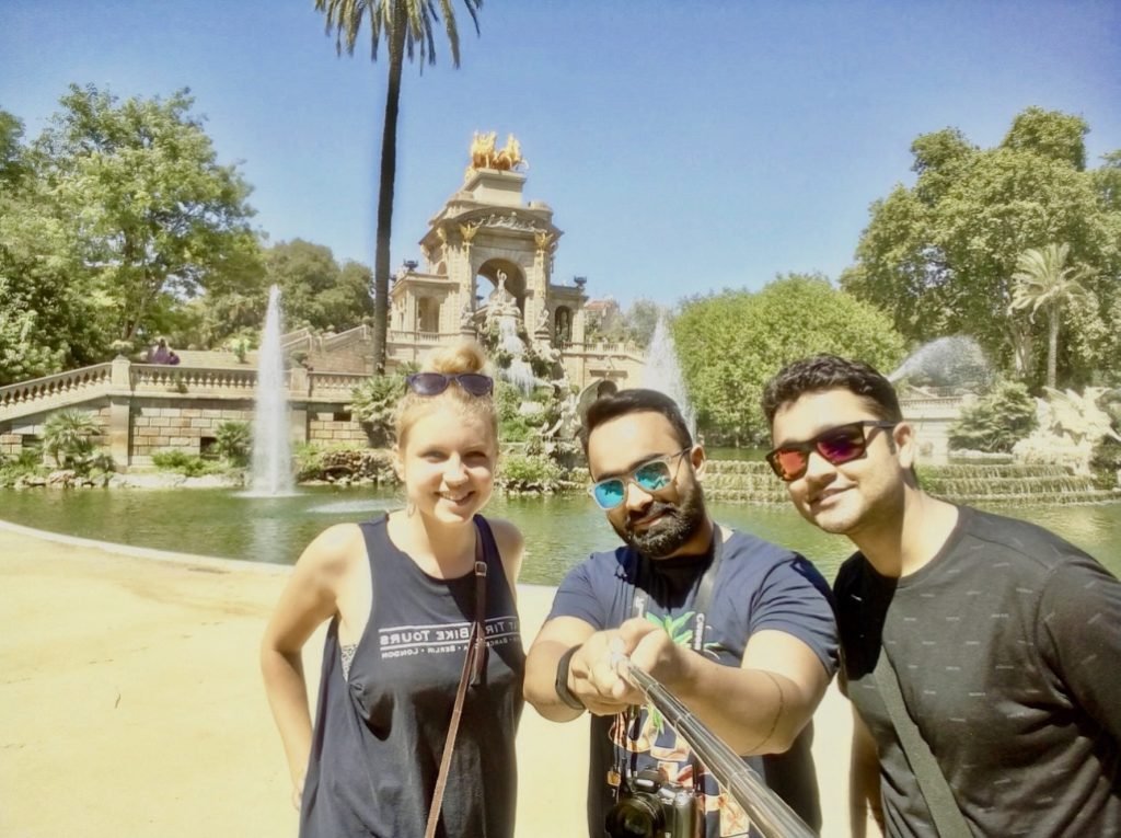 On first stop in our tour with Fat Tire Tours