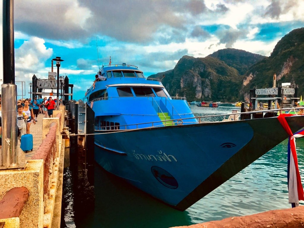 Local ferry to Phi Phi