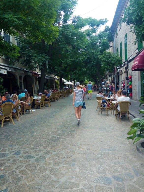 Walkway in Valldemossa, Mallorca