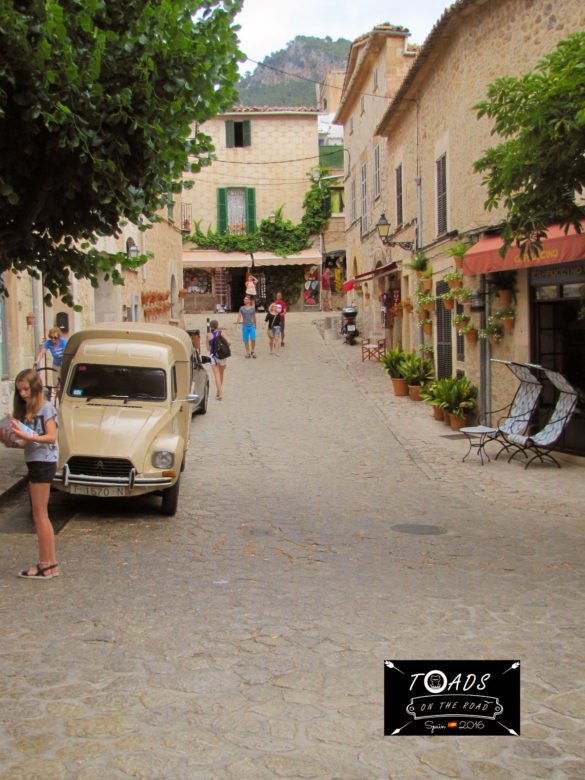 Portait shot captured on streets Valldemossa,Mallorca
