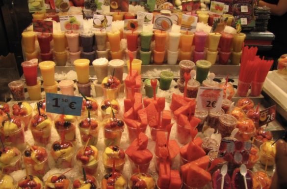 La Boqueria Fresh fruits