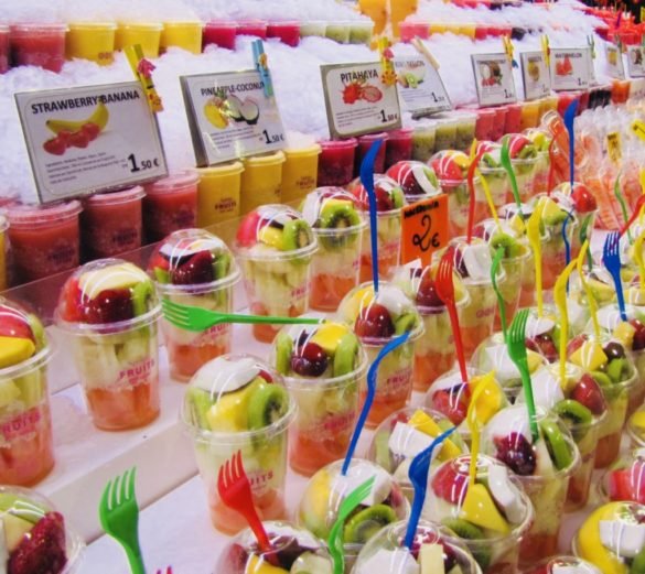 FruitBowls at La Boqueria, La Ramblas