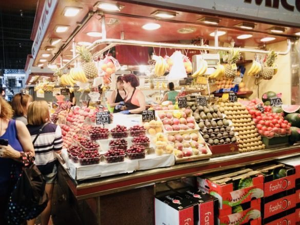 Tempting Fruits at La Boqueria