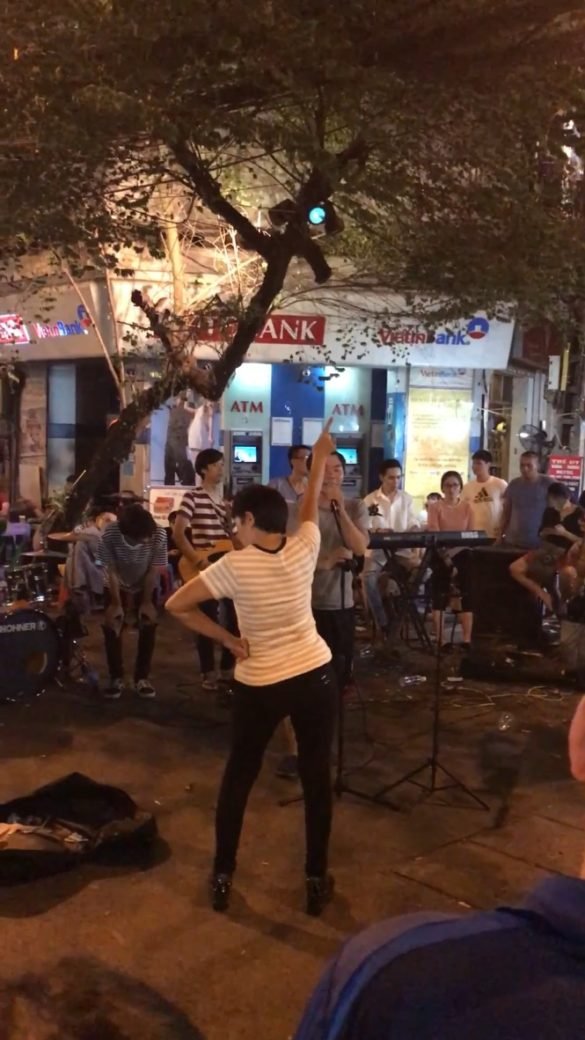 Some street shows at old quarter during the weekend