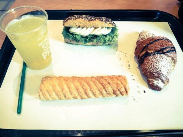 Breakfast at local cafe in between in Berlin