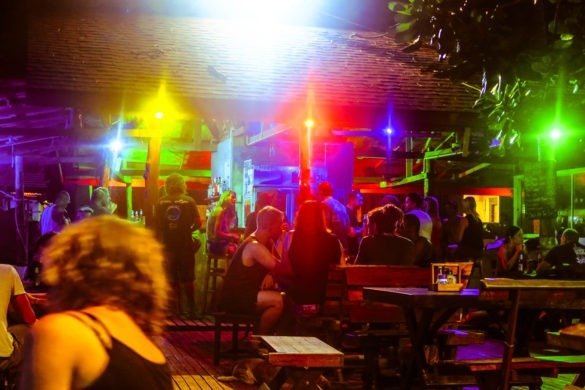 Another shot late in the evening in Big Blue Bar only