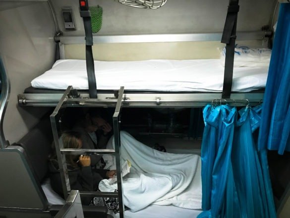 Thai Train 85# from Bangkok to Chumphon