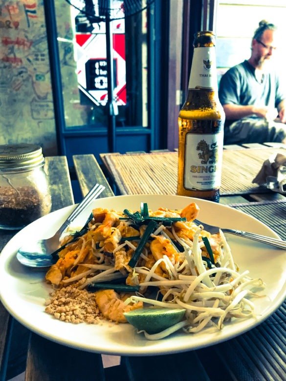 Pad Thai Noodles @ Koh Phangan restaurant