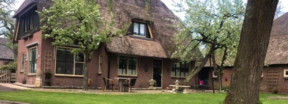 Thatched roof, vintage houses of Giethoorn