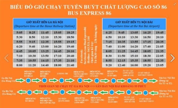 Airport express bus time table