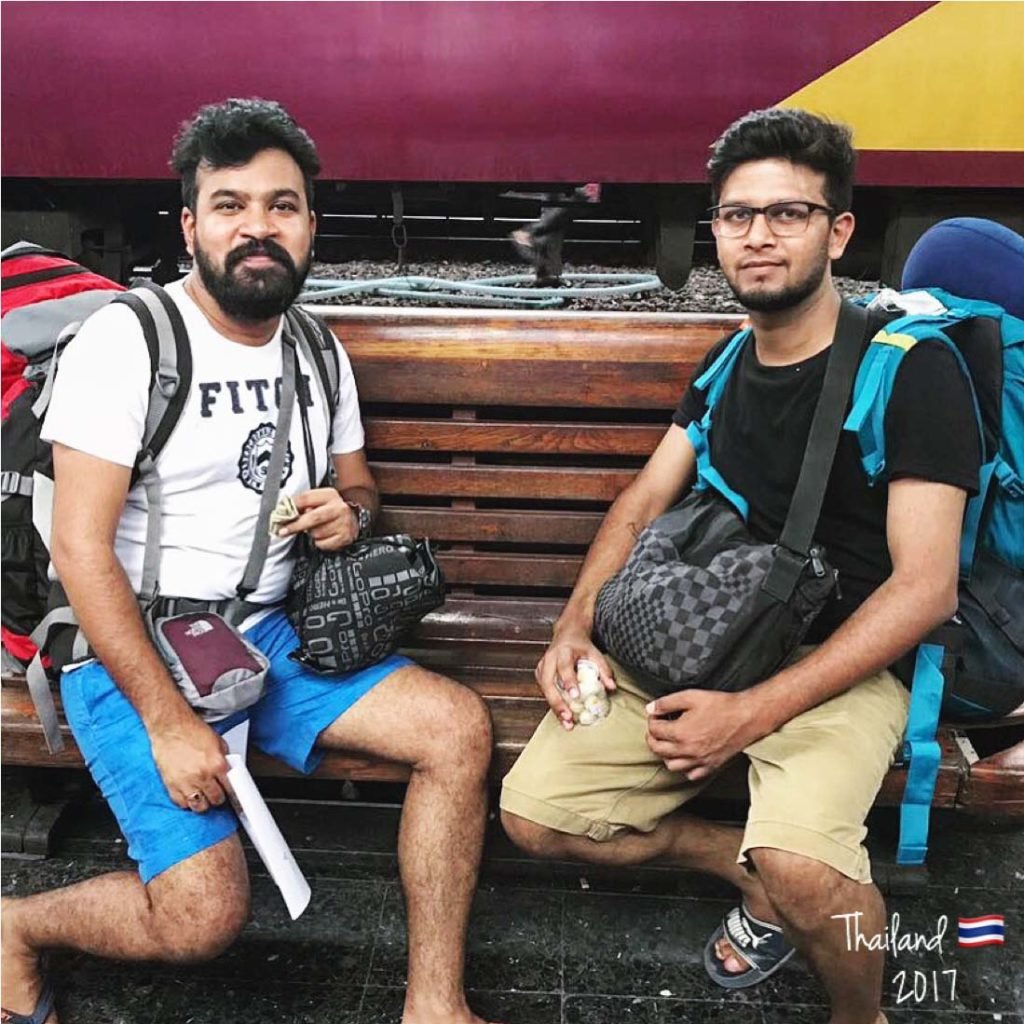 Before Boarding Train