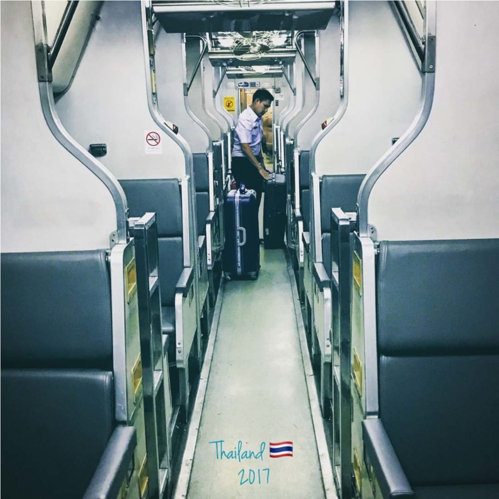 Inside 2nd Class Thai Railways Coach