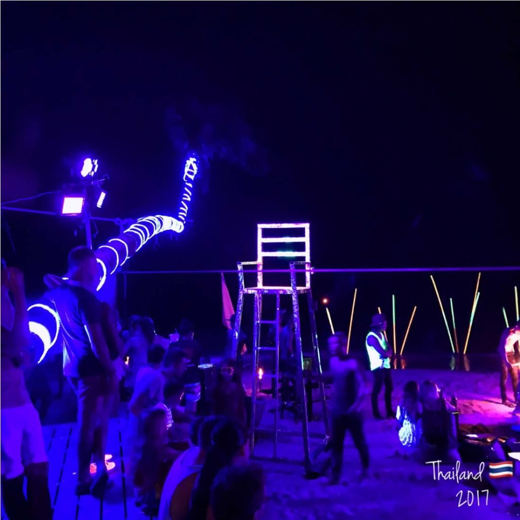 Glowing Beach Lounge Koh Tao