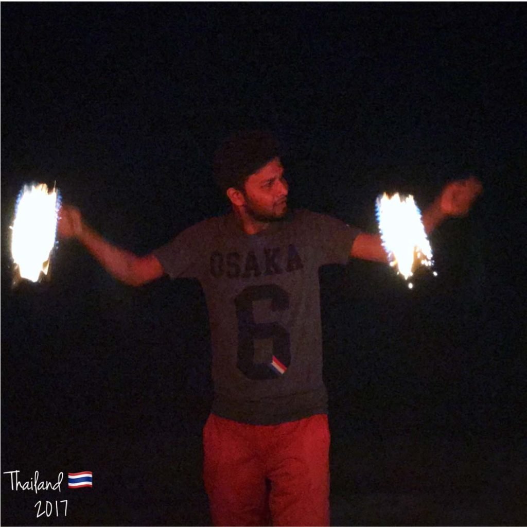 Tried playing with the fire ropes