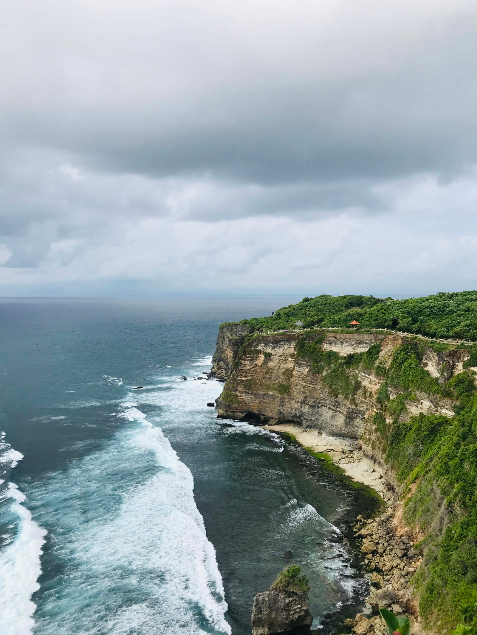 Breathtaking background, Ulawatu Temple